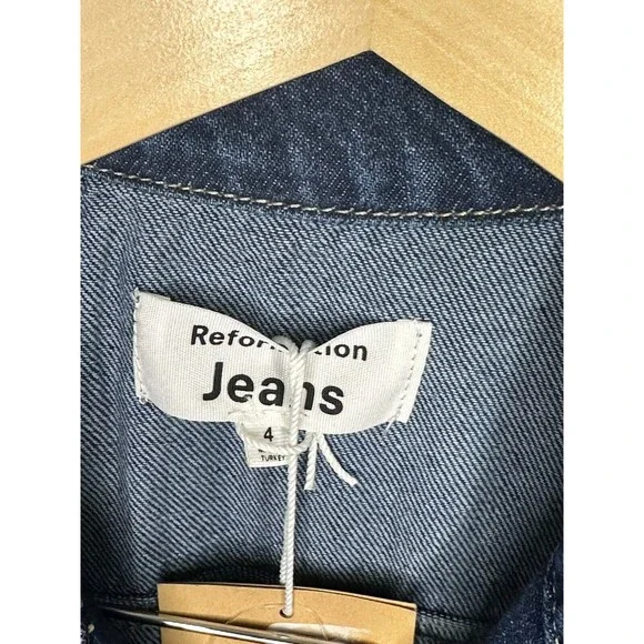 Reformation Blue Denim Jumpsuit - Picture 5 of 11